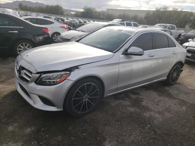 55SWF8DB7KU292574 - 2019 MERCEDES-BENZ C 300 SILVER photo 1