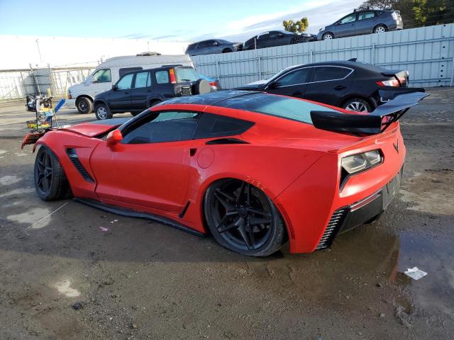 1G1YP2D64G5609106 - 2016 CHEVROLET CORVETTE Z06 1LZ RED photo 2