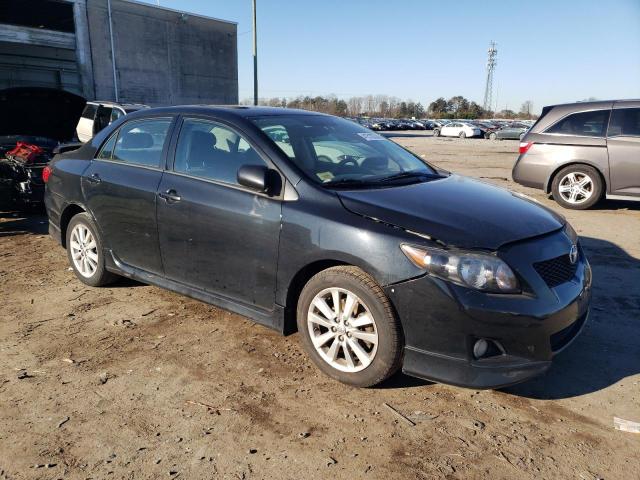 2T1BU4EE1AC433214 - 2010 TOYOTA COROLLA BASE BLACK photo 4