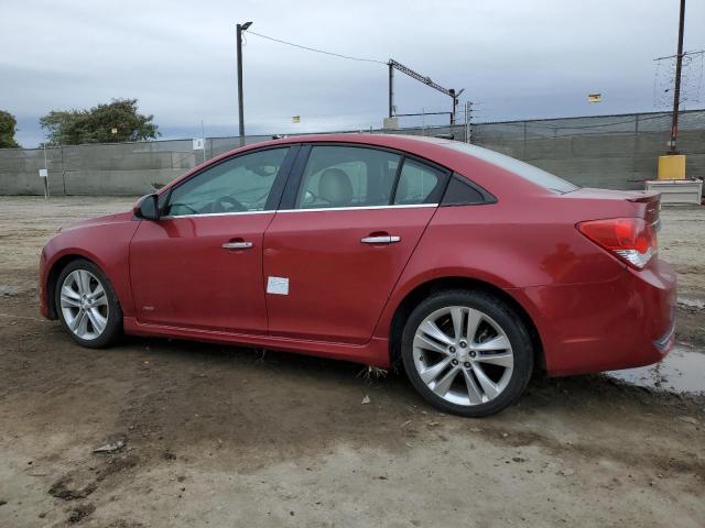 1G1PG5SB3D7157808 - 2013 CHEVROLET CRUZE LTZ RED photo 2