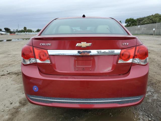 1G1PG5SB3D7157808 - 2013 CHEVROLET CRUZE LTZ RED photo 6