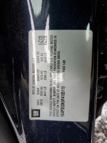 1G4PS5SK9F4105119 - 2015 BUICK VERANO BLUE photo 12