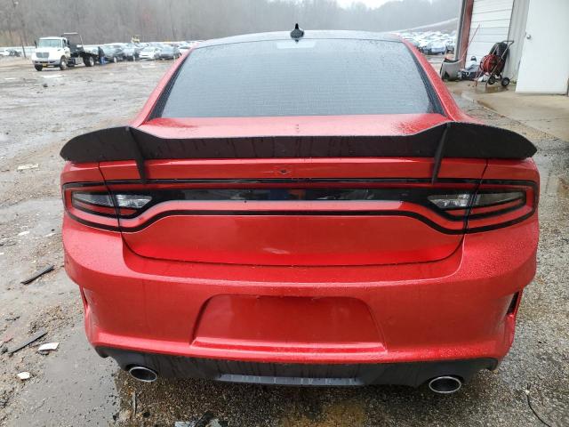 2C3CDXGJ0NH181018 - 2022 DODGE CHARGER SCAT PACK RED photo 6