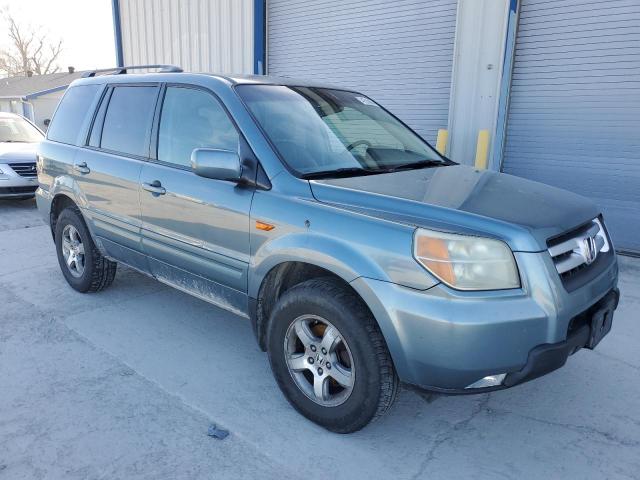 2HKYF18596H555094 - 2006 HONDA PILOT EX BLUE photo 4