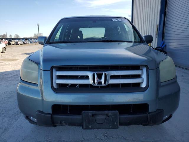 2HKYF18596H555094 - 2006 HONDA PILOT EX BLUE photo 5