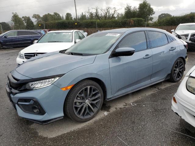 SHHFK7H90LU408017 - 2020 HONDA CIVIC SPORT TOURING GRAY photo 1