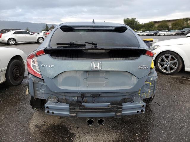 SHHFK7H90LU408017 - 2020 HONDA CIVIC SPORT TOURING GRAY photo 6