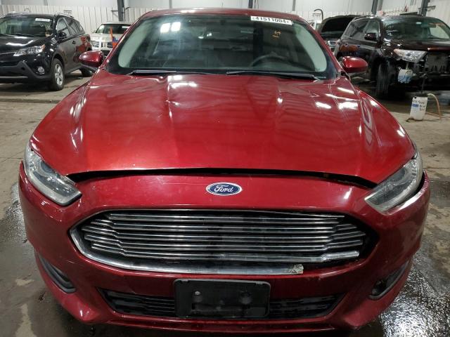 3FA6P0G72DR273266 - 2013 FORD FUSION S RED photo 5