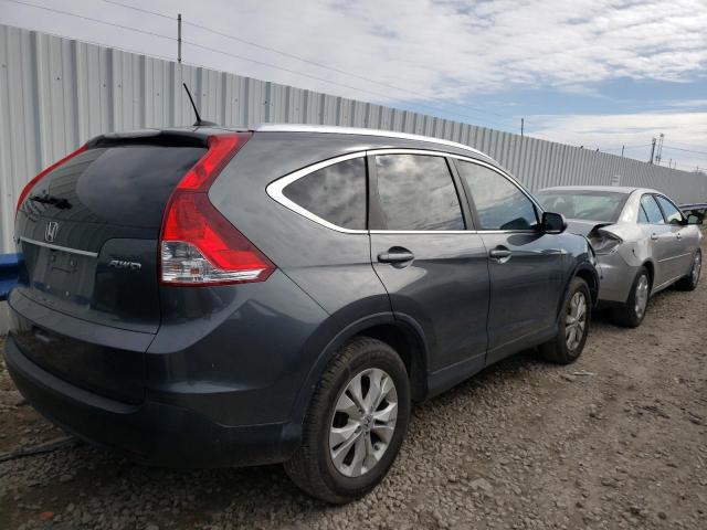 5J6RM4H71CL069149 - 2012 HONDA CR-V EXL GRAY photo 3