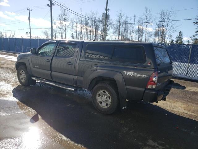 5TFMU4FN6FX027185 - 2015 TOYOTA TACOMA DOUBLE CAB LONG BED GRAY photo 2