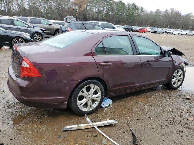 3FAHP0HG3CR427389 - 2012 FORD FUSION SE PURPLE photo 3