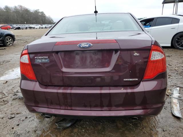 3FAHP0HG3CR427389 - 2012 FORD FUSION SE PURPLE photo 6