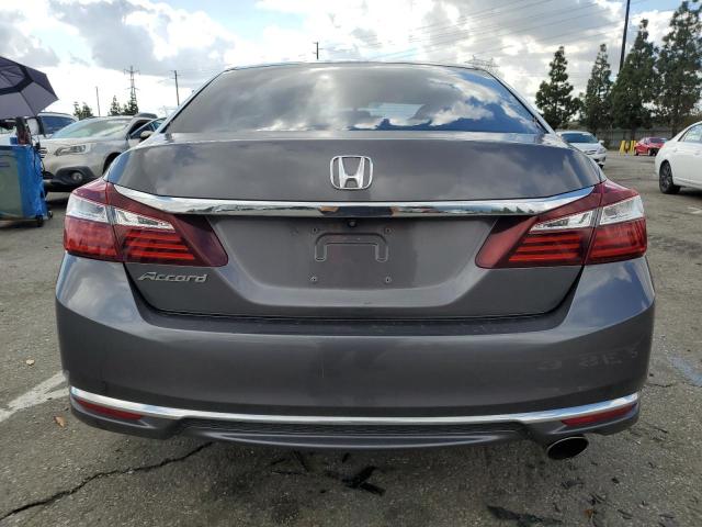 1HGCR2F35GA120124 - 2016 HONDA ACCORD LX GRAY photo 6