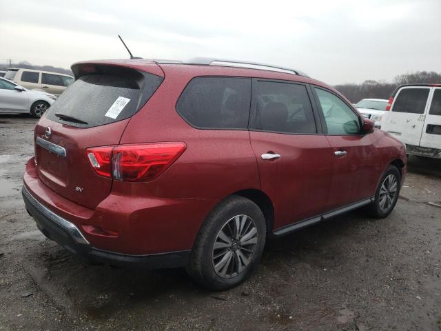 5N1DR2MNXHC678253 - 2017 NISSAN PATHFINDER S RED photo 3