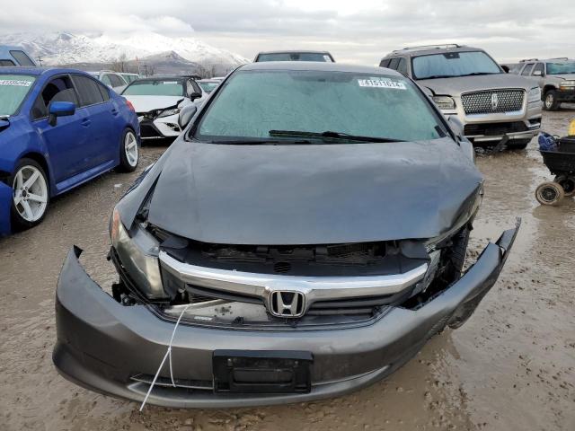 2HGFB2F57CH313728 - 2012 HONDA CIVIC LX GRAY photo 5