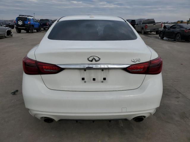 JN1CV7AP0JM241296 - 2018 INFINITI Q50 PURE WHITE photo 6