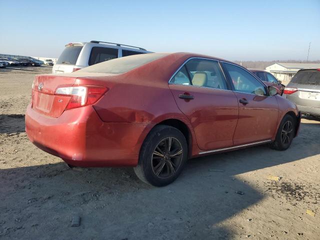 4T4BF1FK6CR194392 - 2012 TOYOTA CAMRY BASE RED photo 3