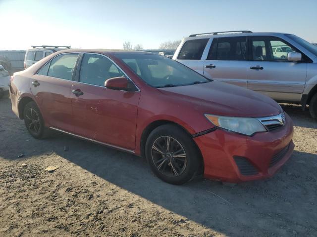 4T4BF1FK6CR194392 - 2012 TOYOTA CAMRY BASE RED photo 4