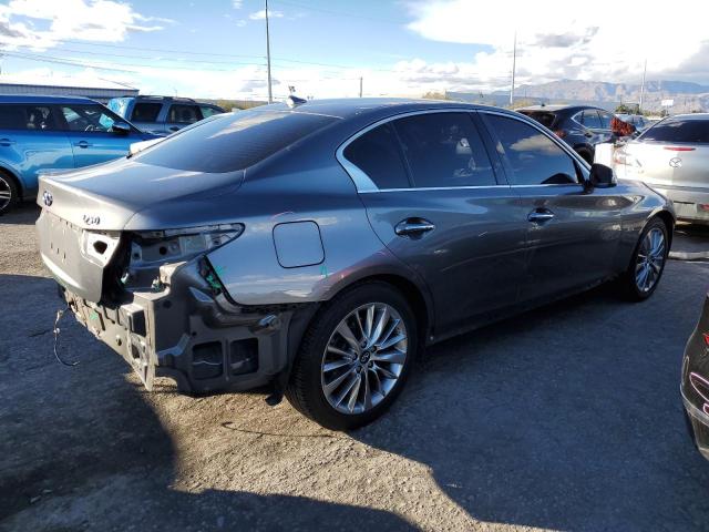 JN1EV7AP1JM355834 - 2018 INFINITI Q50 LUXE SILVER photo 3