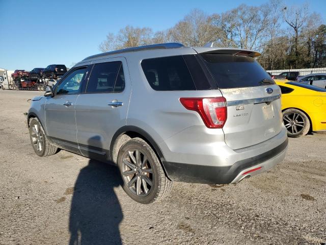 1FM5K7F81GGC49104 - 2016 FORD EXPLORER LIMITED SILVER photo 2