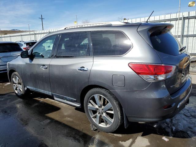 5N1AR2MM4FC625216 - 2015 NISSAN PATHFINDER S GRAY photo 2