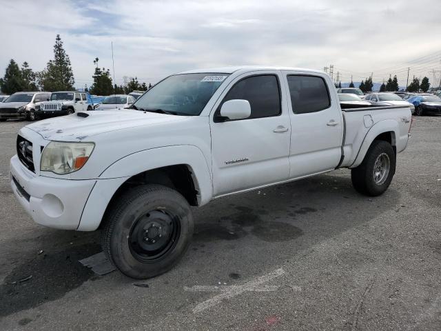 3TMMU52N68M005417 - 2008 TOYOTA TACOMA DOUBLE CAB LONG BED WHITE photo 1