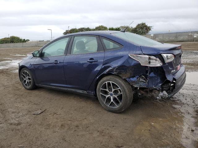 1FADP3H25HL348459 - 2017 FORD FOCUS SEL BLUE photo 2