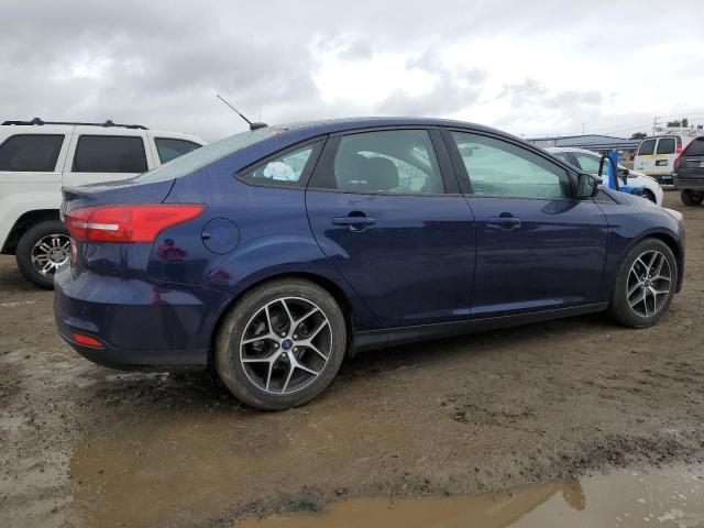 1FADP3H25HL348459 - 2017 FORD FOCUS SEL BLUE photo 3