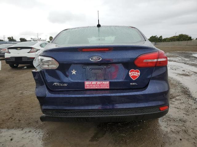 1FADP3H25HL348459 - 2017 FORD FOCUS SEL BLUE photo 6