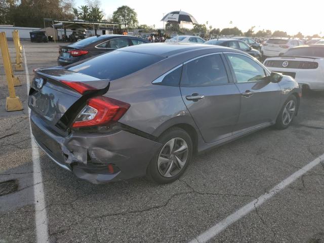 19XFC2F66LE202572 - 2020 HONDA CIVIC LX GRAY photo 3