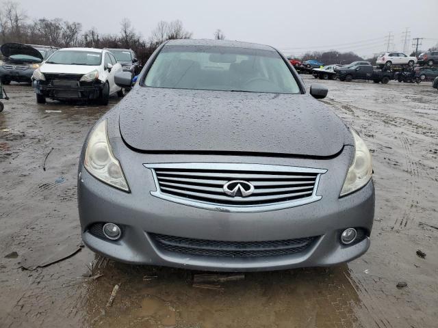 JN1CV6AR6DM759056 - 2013 INFINITI G37 GRAY photo 5