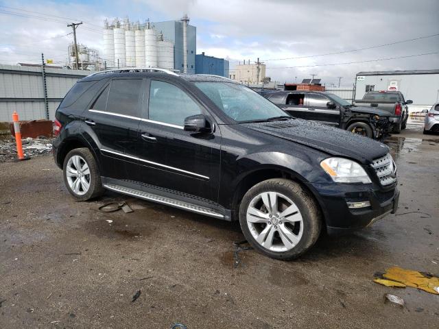 4JGBB8GB4BA655277 - 2011 MERCEDES-BENZ ML 350 4MATIC BLACK photo 4
