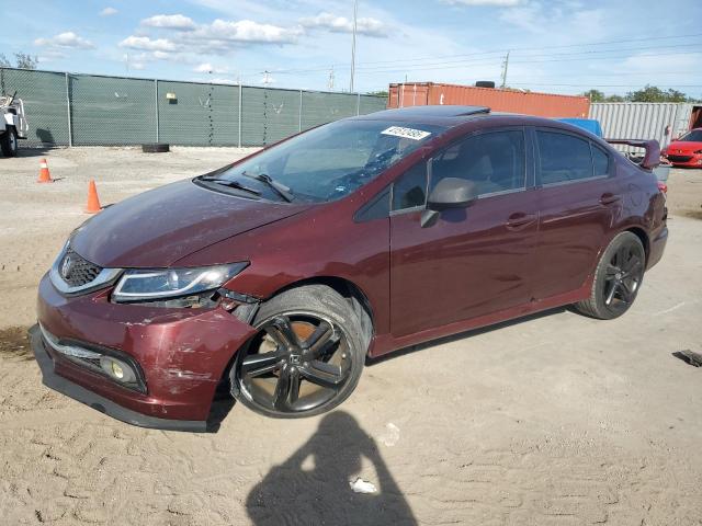 19XFB2F97DE072753 - 2013 HONDA CIVIC EXL 红色 照片 1