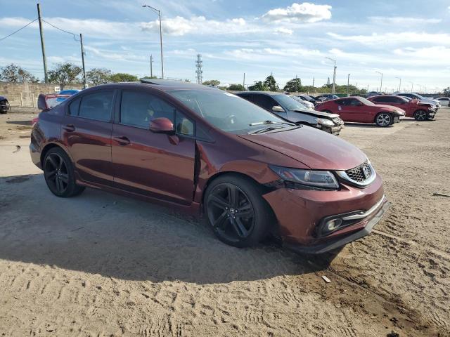 19XFB2F97DE072753 - 2013 HONDA CIVIC EXL 红色 照片 4