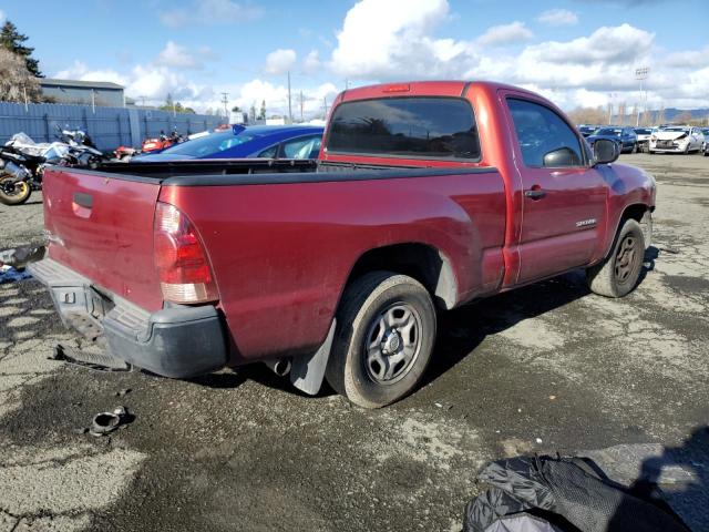 5TENX22N87Z330887 - 2007 TOYOTA TACOMA MAROON photo 3