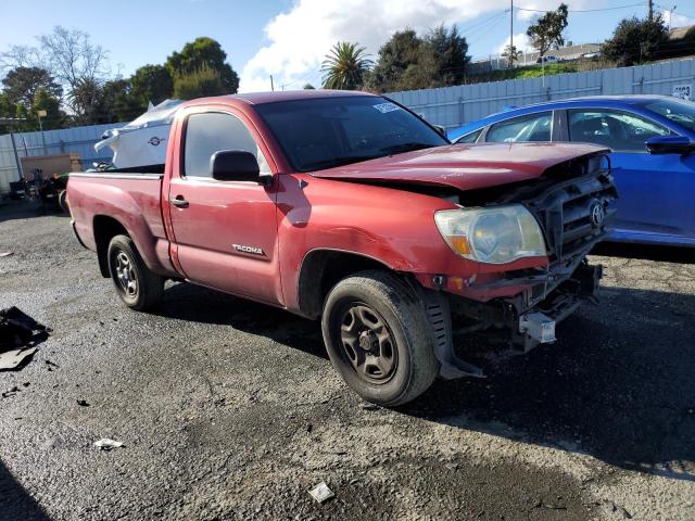 5TENX22N87Z330887 - 2007 TOYOTA TACOMA MAROON photo 4