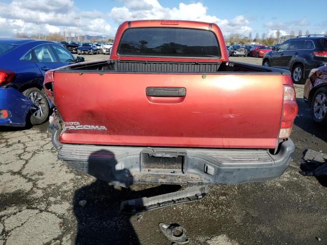 5TENX22N87Z330887 - 2007 TOYOTA TACOMA MAROON photo 6