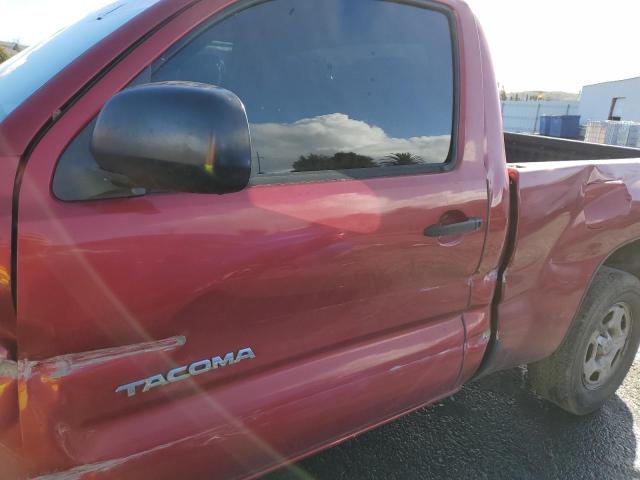 5TENX22N87Z330887 - 2007 TOYOTA TACOMA MAROON photo 7