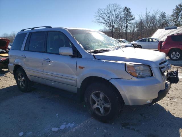 5FNYF18598B023880 - 2008 HONDA PILOT EXL SILVER photo 4