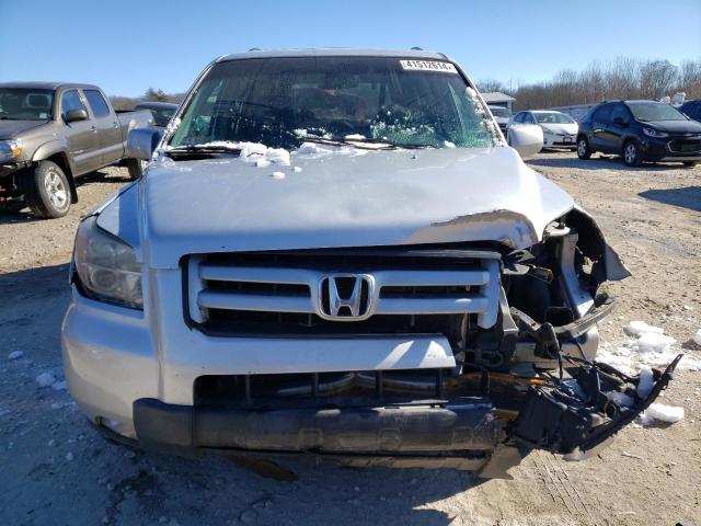 5FNYF18598B023880 - 2008 HONDA PILOT EXL SILVER photo 5