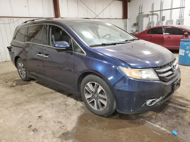 5FNRL5H91FB068073 - 2015 HONDA ODYSSEY TOURING BLUE photo 4