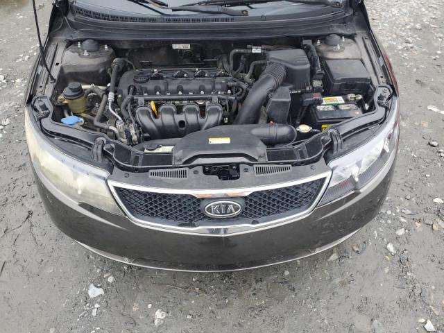 KNAFU4A21A5122597 - 2010 KIA FORTE EX GRAY photo 11