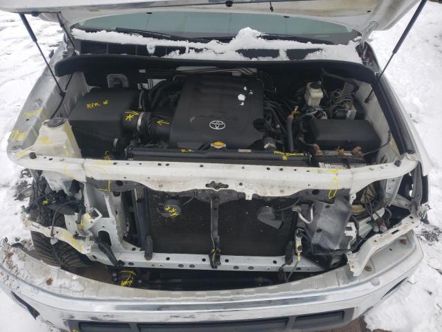 5TFUM5F14CX031668 - 2012 TOYOTA TUNDRA DOUBLE CAB SR5 WHITE photo 11