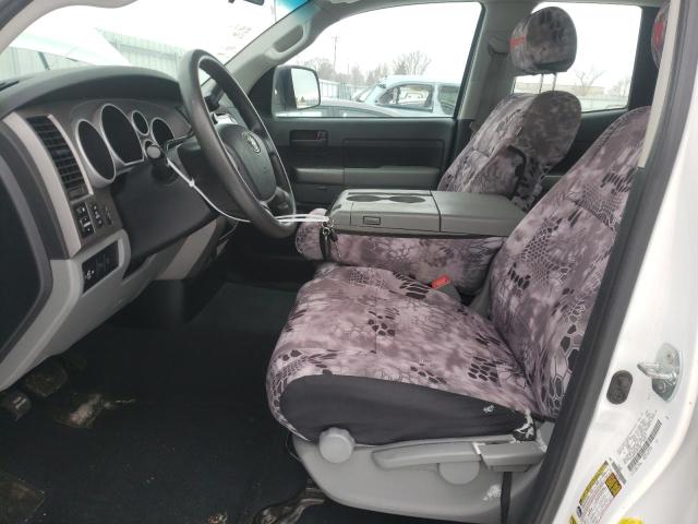 5TFUM5F14CX031668 - 2012 TOYOTA TUNDRA DOUBLE CAB SR5 WHITE photo 7