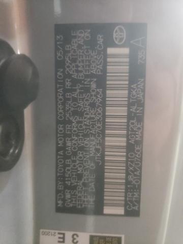 JTKJF5C70E3067964 - 2014 TOYOTA SCION TC ვერცხლისფერი ფოტო 13