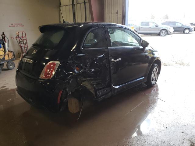 3C3CFFGE8HT697789 - 2017 FIAT 500 ELECTRIC BLACK photo 3