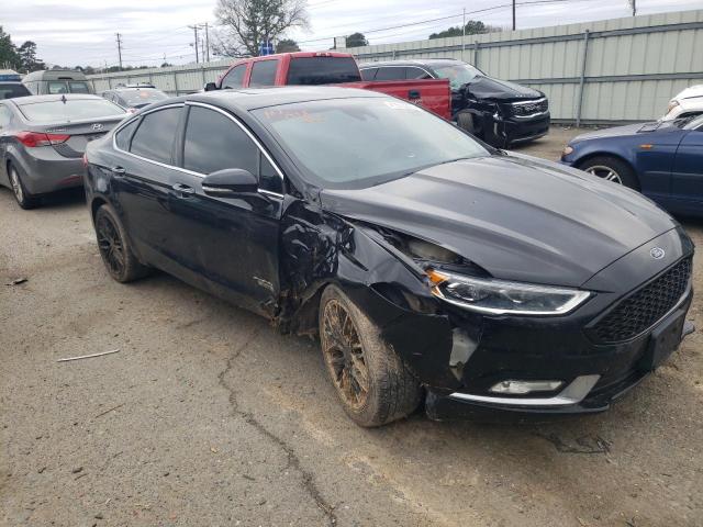 3FA6P0SUXHR152052 - 2017 FORD FUSION TITANIUM PHEV BLACK photo 4