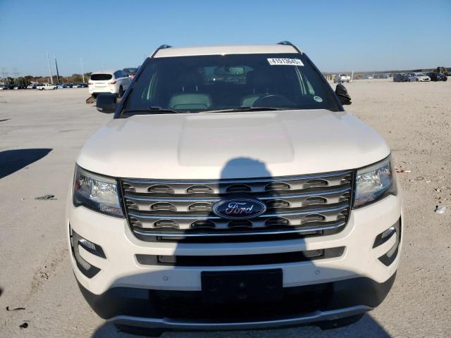 1FM5K7D85GGC30204 - 2016 FORD EXPLORER XLT WHITE photo 5