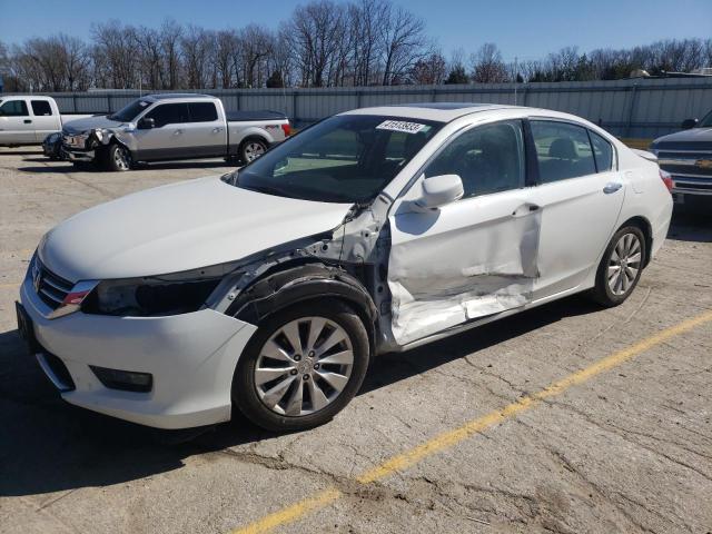 1HGCR3F80FA016110 - 2015 HONDA ACCORD EXL WHITE photo 1