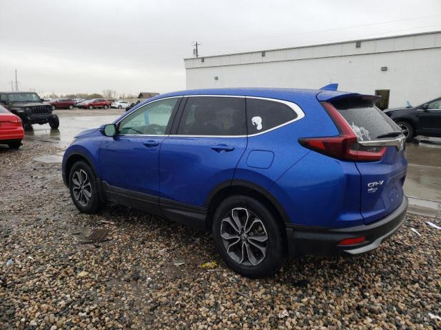 7FARW2H59LE010344 - 2020 HONDA CR-V EX BLUE photo 2